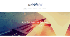 Desktop Screenshot of agilesys.com