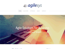 Tablet Screenshot of agilesys.com